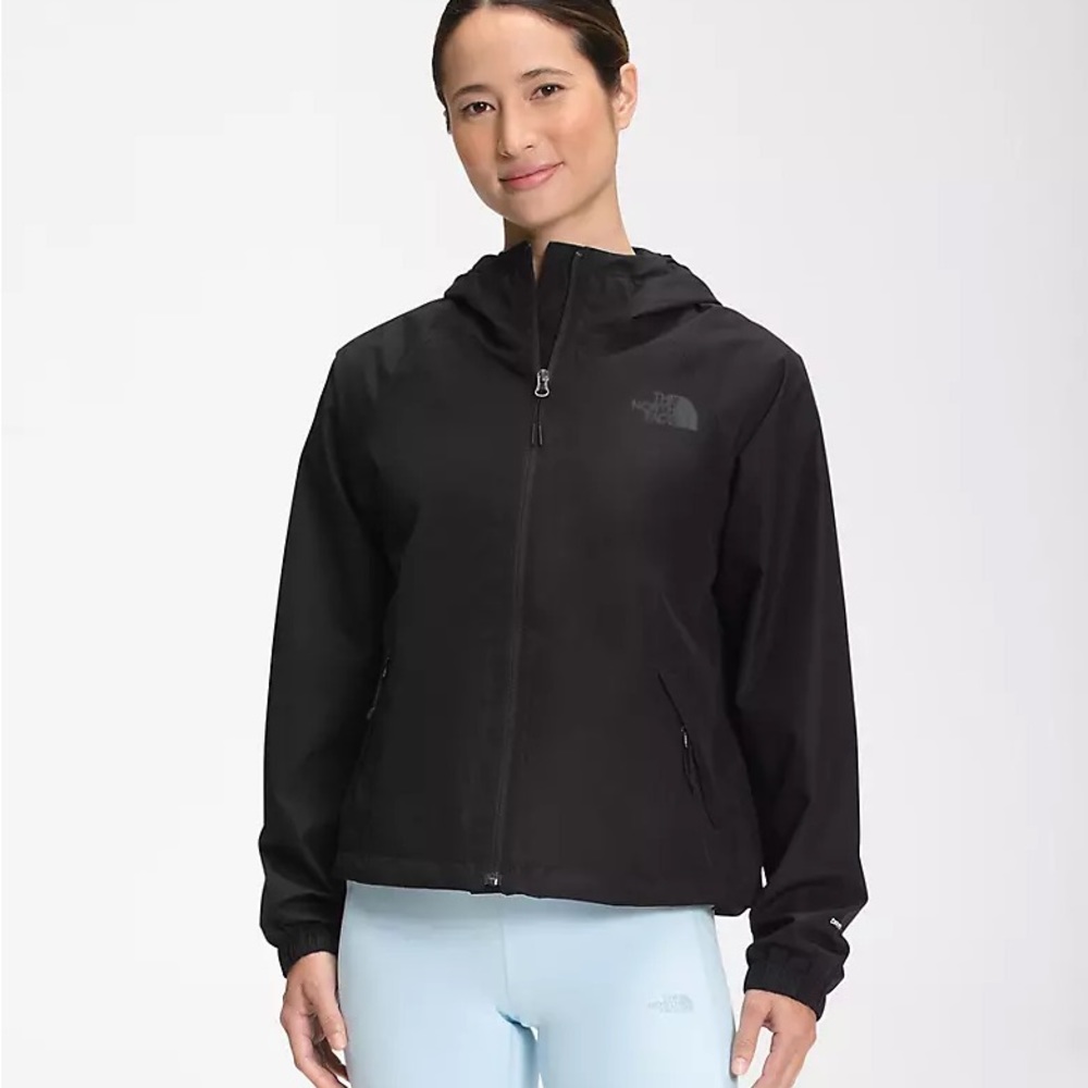 North Face Voyage cropped raincoat